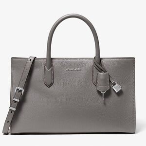 Michael Kors Pebble Gray Satchel